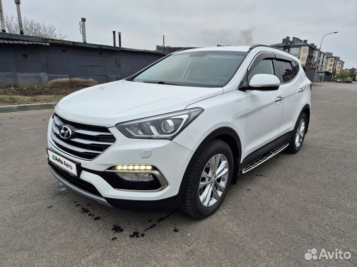 Hyundai Santa Fe 2.2 AT, 2017, 120 000 км