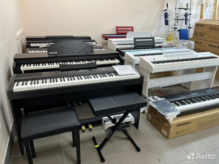 Цифровое пианино, фортепиано, ассортимент