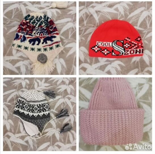 Шапки для девочки 54 56 58