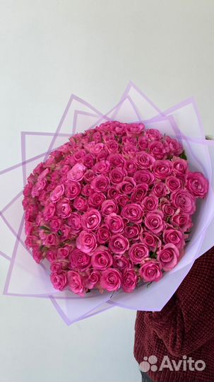 51 101 роза цветы и букеты с доставкой кустовые