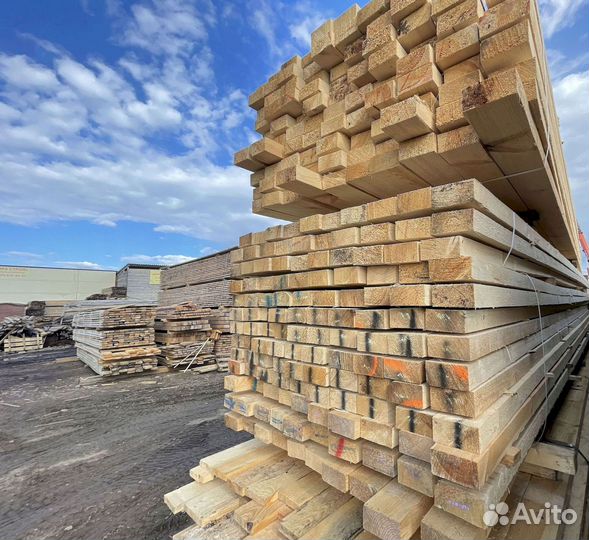 Доска обрезная 40х200х6000