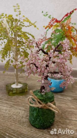 Деревья из бисера/ручная работа