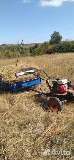 Мотоблок Ока с прицепом