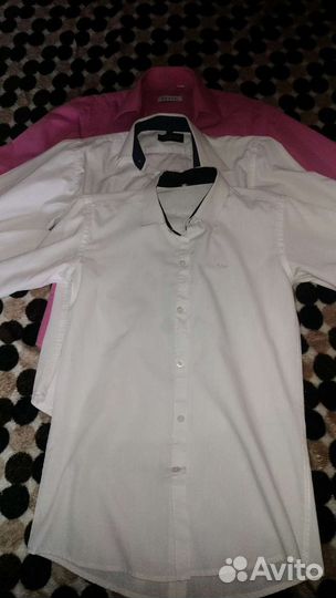 Рубашки школьные 140-146
