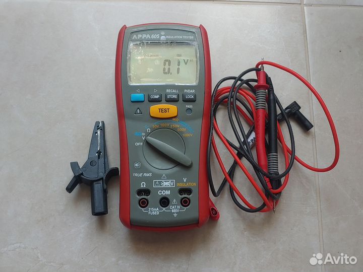 Мультиметр мегаомметр appa 605