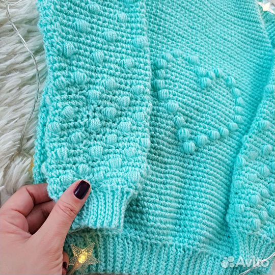 Детский свитер ручная вязка