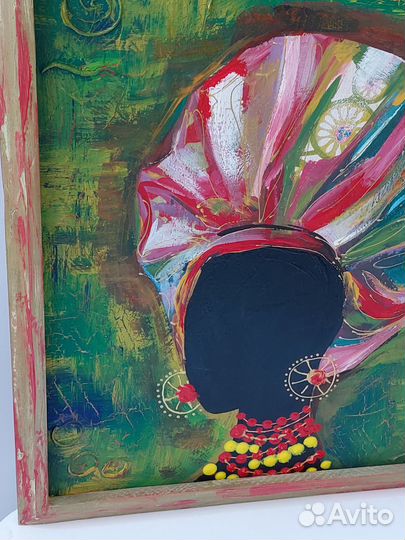 Картина декоративная в раме. 
