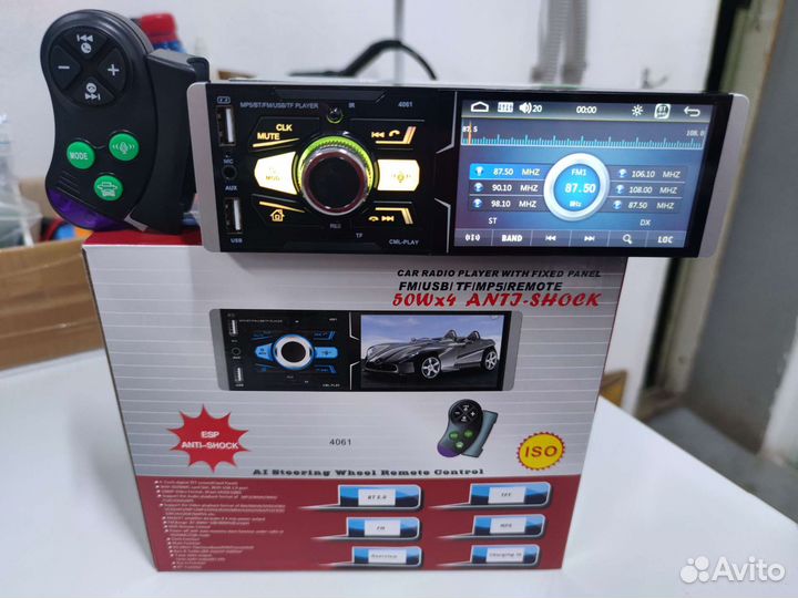 Магнитола Pioneer с пду на руль/сенсорный экран