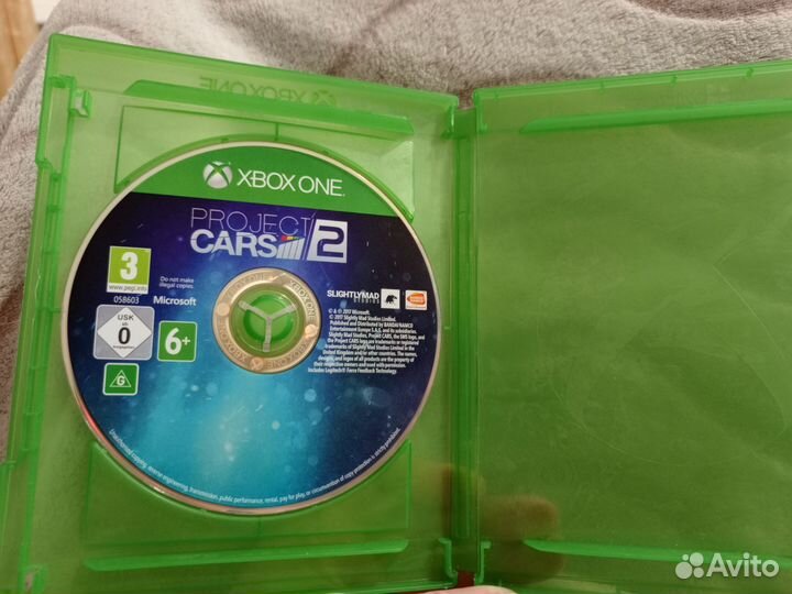 Диск Project cars2 и Gears of war для xbox one
