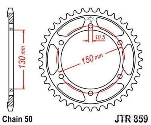 Звезда ведомая JTR859 38