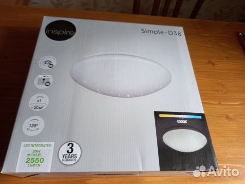 Светильник потолочный inspire d38