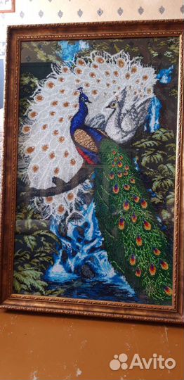 Картина из бисера в раме