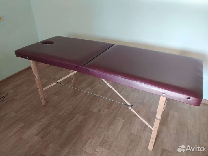 Массажный стол складной с регулировкой высоты