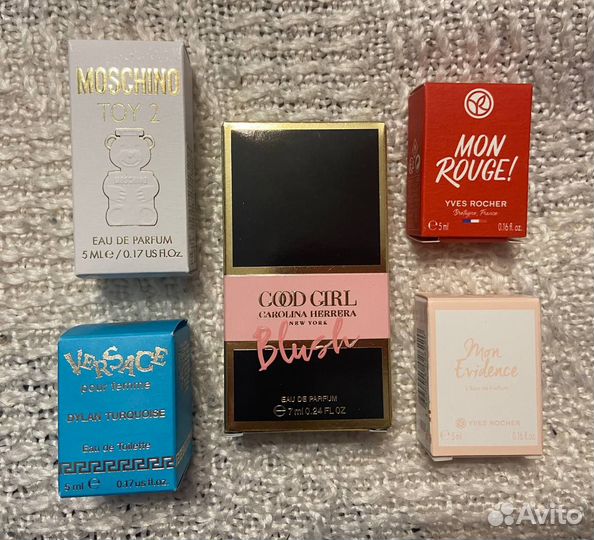 Миниатюры парфюмерии