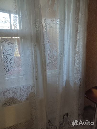 Тюль кухонная