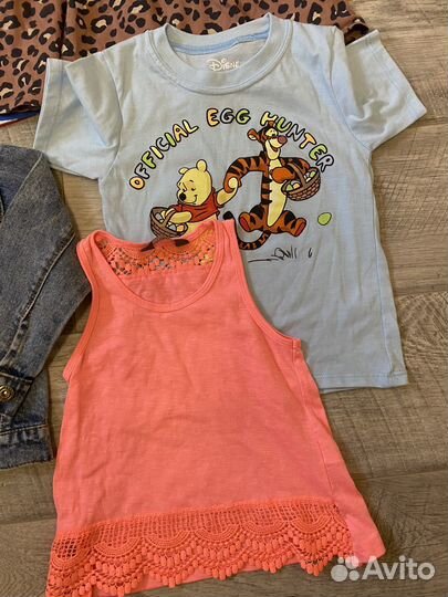 Пакет одежды на девочку 104 110