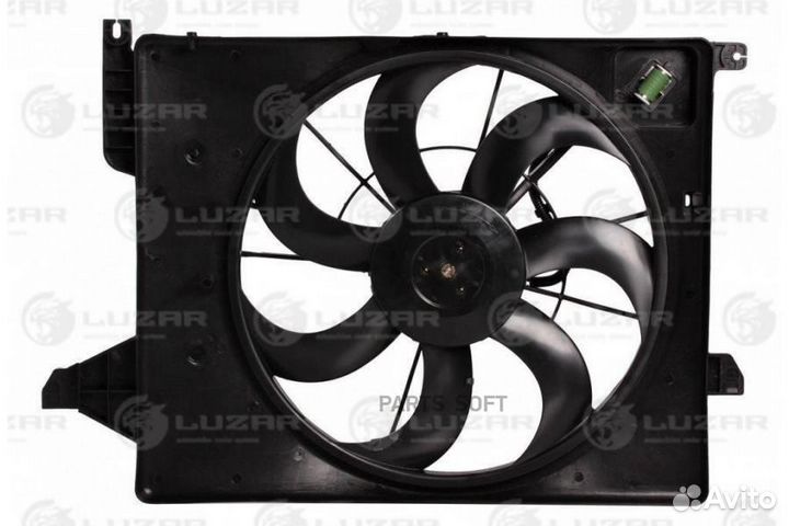 Вентилятор двигателя KIA Sorento (09) 2.4i (с кожу