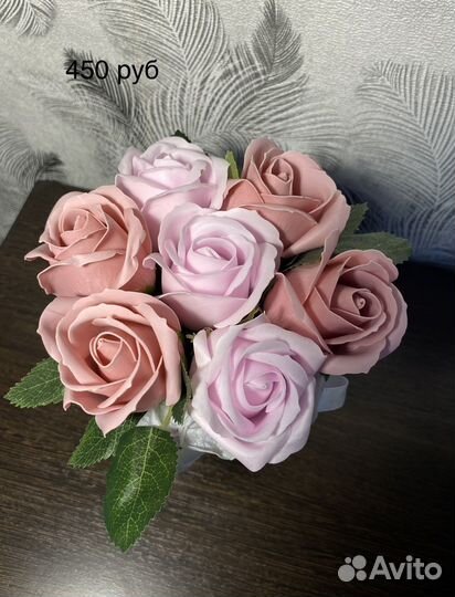 Букет цветов из мыла