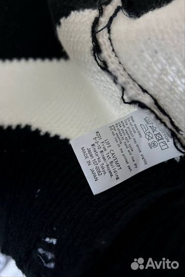 Свитер Cav Empt черно-белый