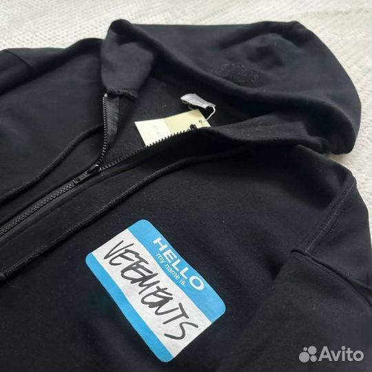 Зип худи vetmo Vetements