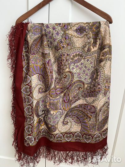 Павловопосадский платок шерсть