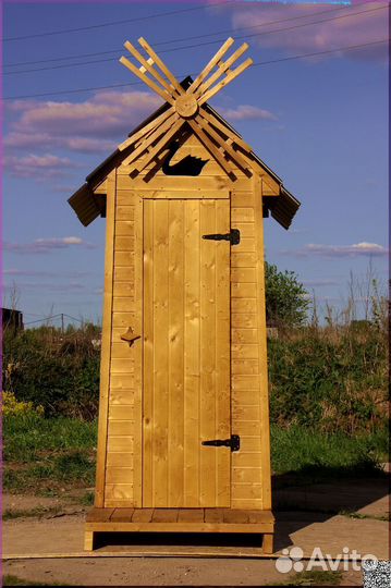 Дачный туалет деревянный BAG333