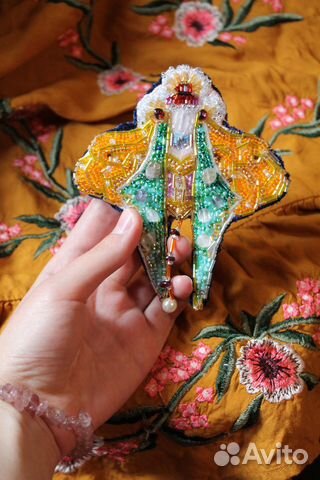 Бабочки. Броши ручной работы