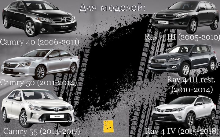 Тормозные диски на Toyota Camry (усиленные)