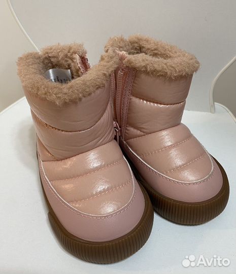 Ботинки сапоги для девочки новые 18 19 размер h&m