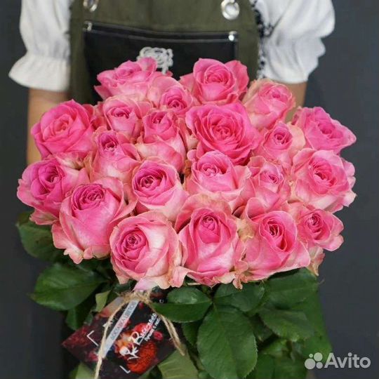 Цветы розы букет