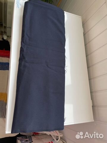 Ткань полушерсть темно-синяя 6 метров