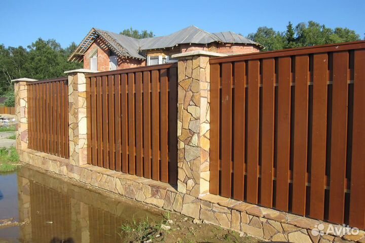 Заборная доска импрегнированная, брус