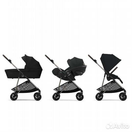 Cybex Melio Magic Black 2024 прогулочная