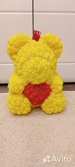 Мишка из роз