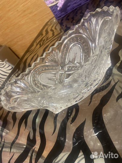 Салатник хрустальный