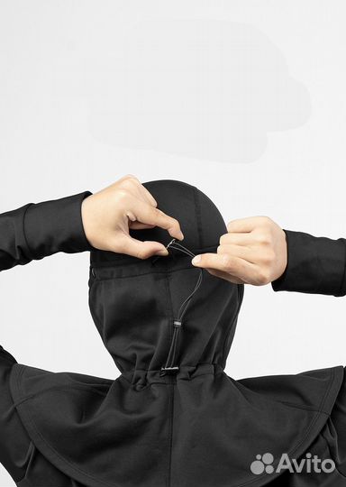 Зимняя балаклава трансформер GXT RockBros, чёрная