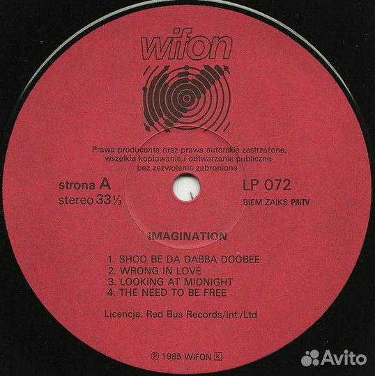 LP.Imagination –- Imagination - 1985