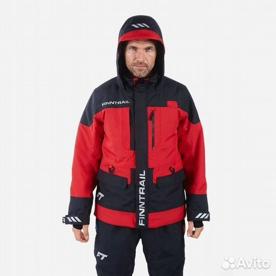 Костюм мужской зимний finntrail powerman Red L, 37