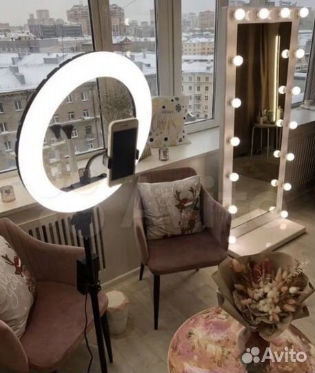 Кольцевая лампа rgb