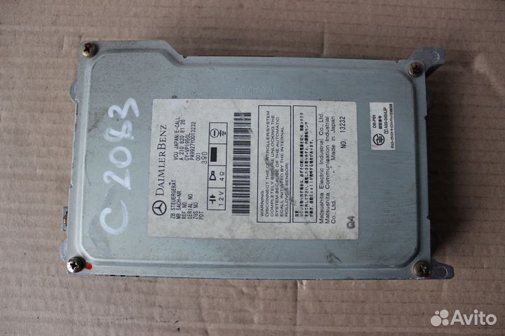 Блок управления на Mercedes CLK-Class C208 W208
