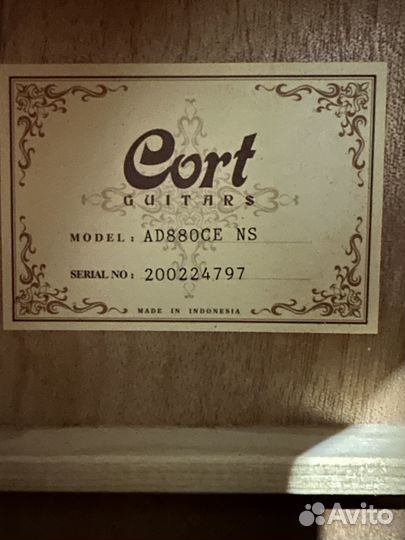 Продам Cort AD 880 CE NS