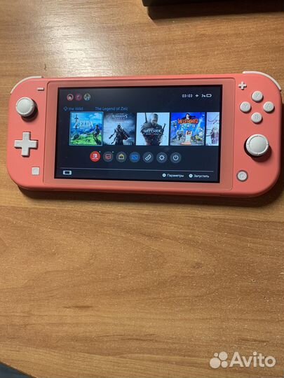 Nintendo switch lite с играми