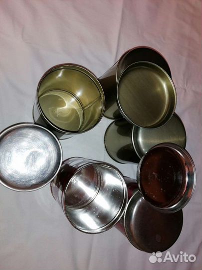 Металлические банки для сыпучих продуктов