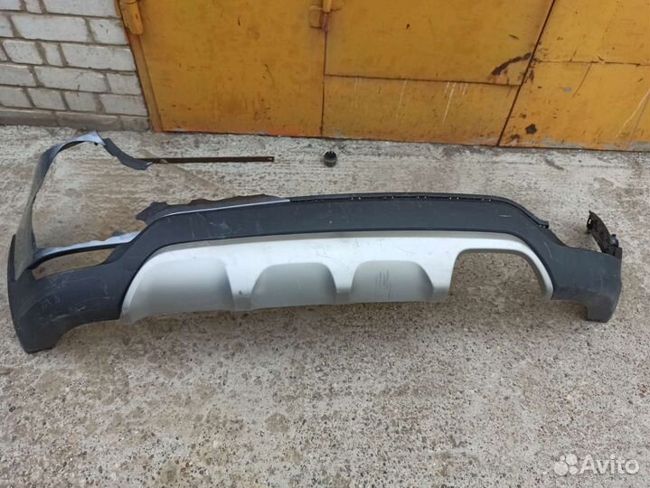 Kia rio xline юбка Заднего бампера