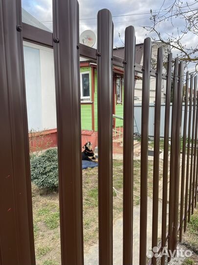 Установка заборов из профлиста
