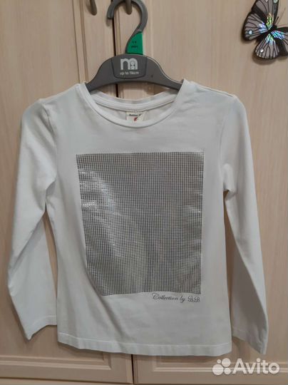 Лонгслив Button blue р.122