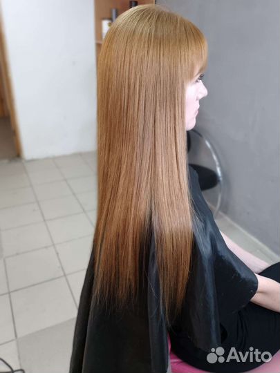 Наращивание волос, биопротеиновые.Ботокс, Кератин