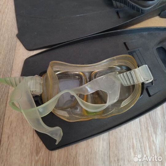 Ласты 34 37 маска трубка набор детский