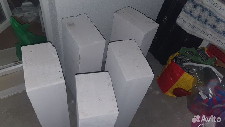 Газобетонные блоки перегородочные 625 250 100