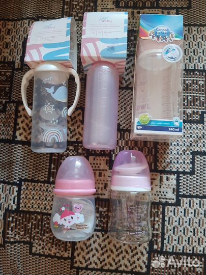 Бутылочки для кормления новые